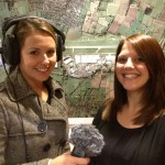 Amy and Claire in radio coaching session